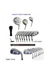 AGXGOLF Mens Left or Right XS-OS1 Complete Golf Set Graphite Woods with SAME LENGTH Steel Irons + Putter ALL SIZES; USA BILT